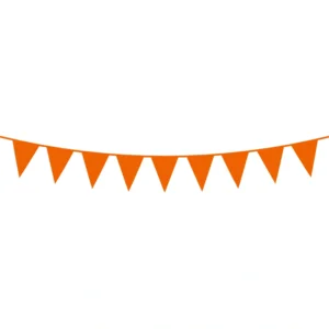 Set - Vlaggenlijnen - Oranje - 12 x 10m