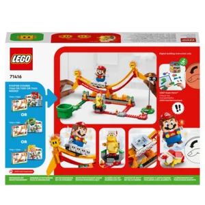 LEGO® 71416 Super Mario™ Uitbreidingsset: Rit over lavagolven