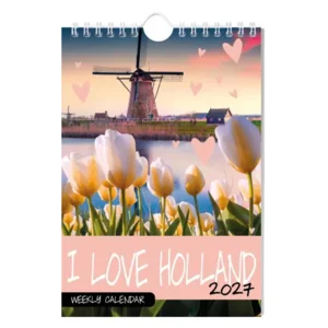 Weekkalender - 2027 - I love Holland