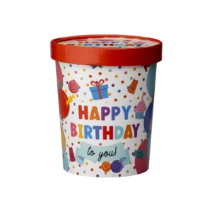 Snoepemmer - Happy Birthday - 12x14cm