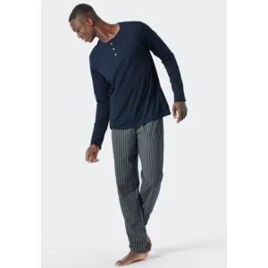 Schiesser – Fashion Nightwear - Pyjama – 178106 – Dark Blue