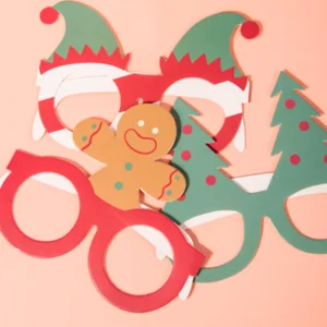 Brillen Set - Kerst - Karton - 6dlg.