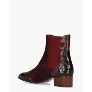 Pertini 30961 Bordeaux Rode Dames Chelseaboots