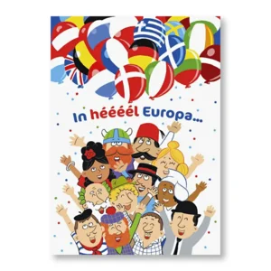 Kaart - In héééél Europa... - Met muziek, verschillende knopjes - ME - LGE.2556 - 16x22cm