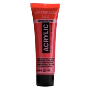 Acrylverf - 348 - Permanent rood purper - Amsterdam - 20ml