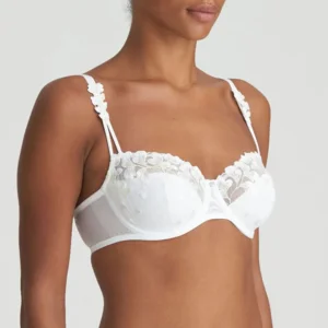 Marie Jo Leda: Wit, Half Padded, europese Maten ( MJO.125 )