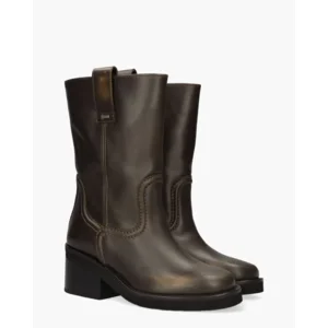 Nubikk Cassy Slouch Donkerbruin Damesboots