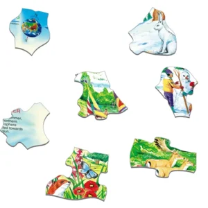 Puzzel - De vier seizoenen - 44st - Karton