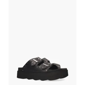 Scholl Heather Zwart Damesslippers