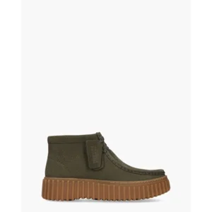 Clarks Originals Torhill Moss Khaki Dames Veterschoenen
