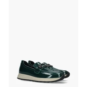 Rapid Soul Yza Donkergroene Damesloafers
