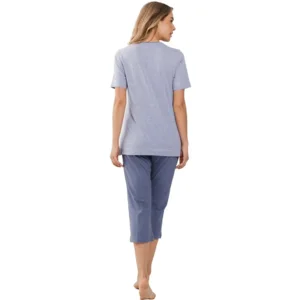 Pastunette – Flowers - Pyjama – 121251-101-1 – Light Grey