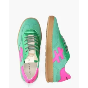 Another Trend A032 Goud/Rood Damessneakers