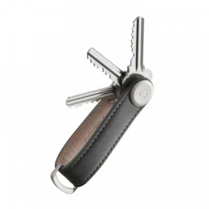 Orbitkey 2.0 Sleutelhouder Leather Charcoal/Grey