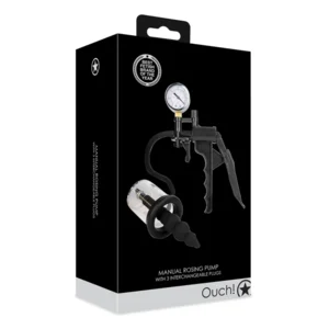 Ouch! Handmatige Buttplug Pomp 11 cm