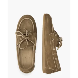 Posa Boat Loafer Bruin Veterschoenen