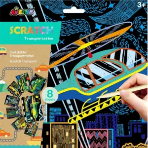 Avenir Scratch Art Transportation 3+
