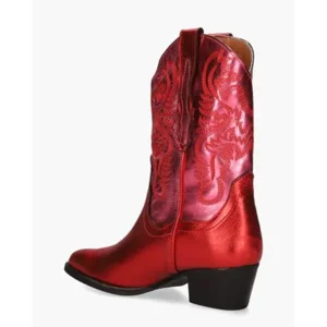 Dwrs Brady Metallic Rood/Roze Damesboots