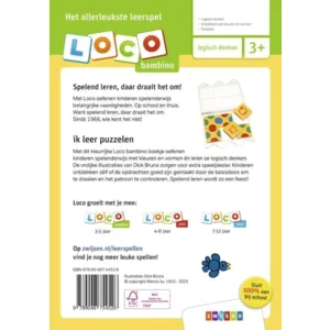 Loco Bambino - Boekje - Nijntje - Ik leer puzzelen