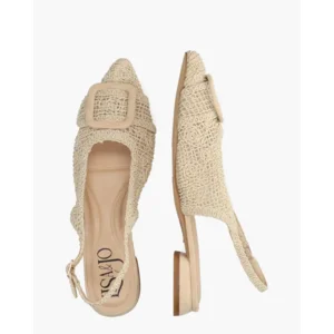 Lisa & Jo Zarin Ecru Dames Slingbacksandalen