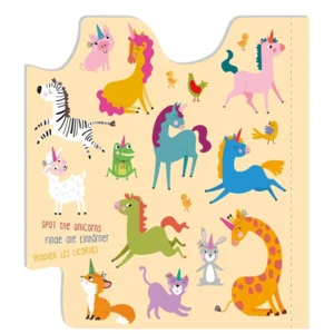 Kleuren met water - Eenhoorns - Met spelletjes & stickers