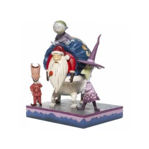 Disney Traditions - Lock, Shock and Barrel with Santa Figurine