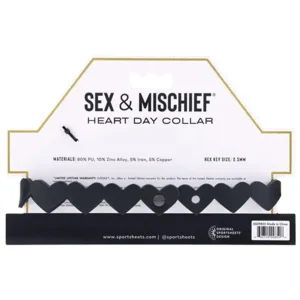 Sportsheets Sex & Mischief Heart Day Collar