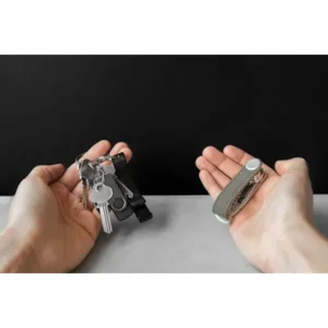 Orbitkey 2.0 Sleutelhouder Leather Charcoal/Grey