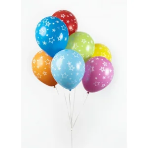 Ballonnen - Met sterren - 30cm - 8st.