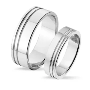 Tresor Zilveren ringen voor hem en haar R 5124 / R 7124