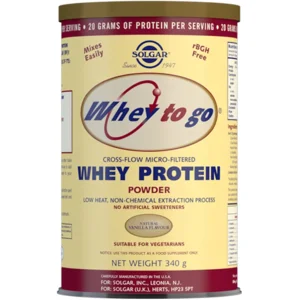 Solgar Whey To Go Protein Vanilla poeder