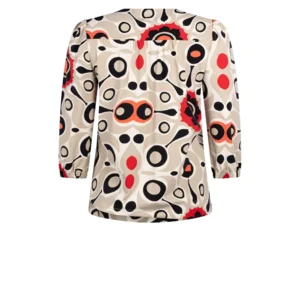 Dion Printed Travel Blouse Zoso