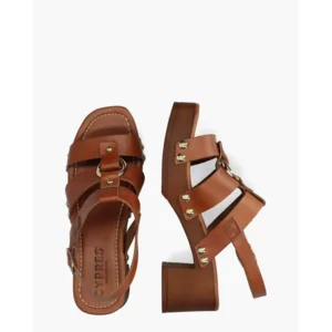Cypres Zonaira Cognac Damessandalen