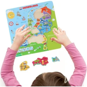 Puzzel - Nederland - Hout - 30,5x31cm