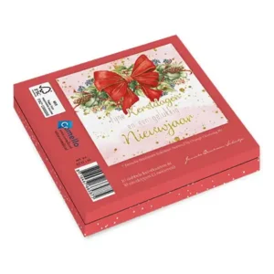 Kaarten - Kerst - Janneke Brinkman - Amaryllis & strik - 10st.