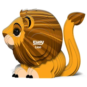 Bouwpakket - Eugy 3D - Wild dier - Leeuw - 23st. - 6,7x4,1x5,5cm - Karton - 6+