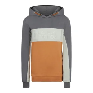 No Way Monday Jongens Hoodie Dark Grey