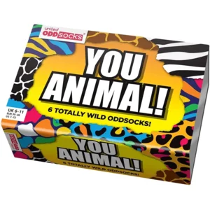 Oddsocks - You Animal - Heren Sokken - 6 Verschillende in een doos - Maat 39-46
