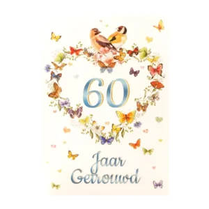 Kaart - JBS - 60 jaar getrouwd - JBR035