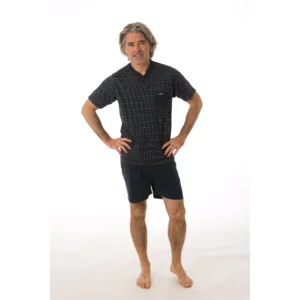 Perlina Heren Pyjama: Gijs, Navy ( LINA.119 )