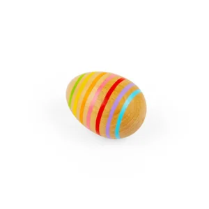 Muziekinstrument - Sambabal - Eivormig - 5x7cm - Hout