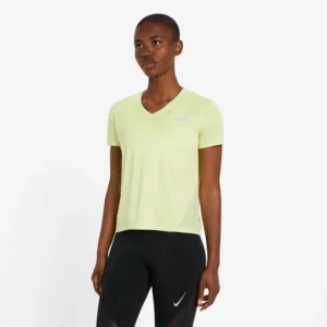 Nike Miler running top geel