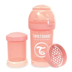 Twistshake Babyfles Antikoliek 180Ml - Pastel Peach