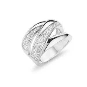 Silver Rose Ring R6329W
