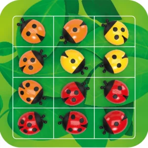 IQ spel - Magnetisch reisspel - Logi bugs - Lieveheersbeestjes - 6+