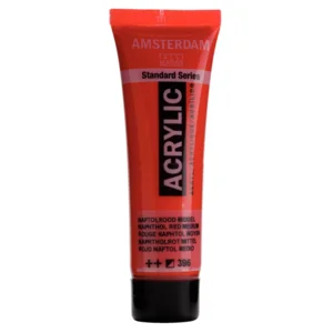 Acrylverf - 396 - Naftol rood middel - Amsterdam - 20ml