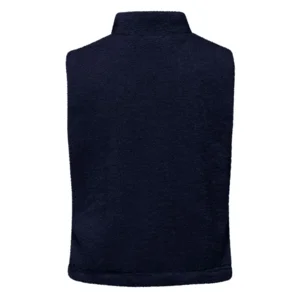 Frank Walder  Dames Bodywarmer, schapenvel, blauw ( WAL.82 )