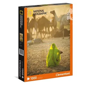 Clementoni National Geographic puzzel - Indiase vrouw - 1000 stukjes