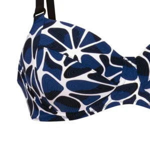 Anita Smilla beugel bikini in blauw en zwart