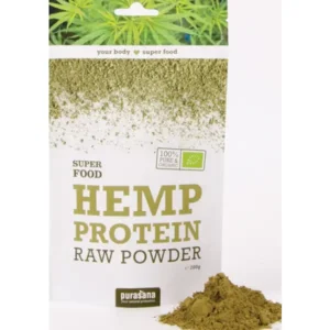 Purasana Hennep poeder - Hemp protein raw powder 200 gram